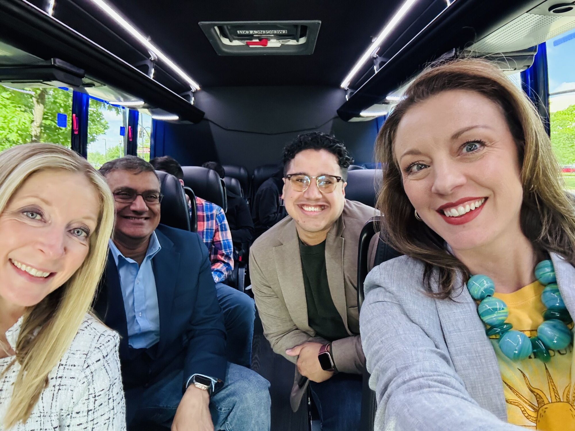 Founders and ecosystem builders riding the HustleBus together